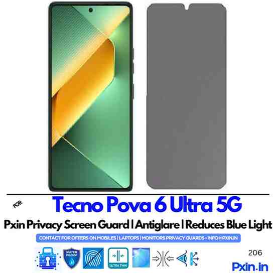 TecnoPova6Ultra5GPrivacyScreenGuard TecnoPova6Ultra5GPrivacyScreenGuard