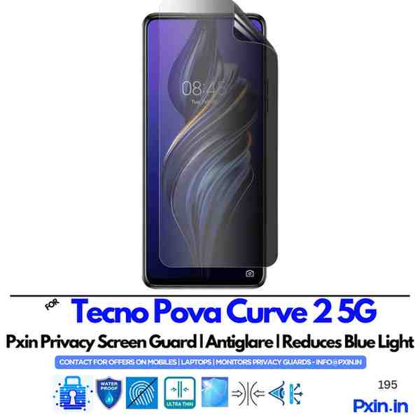 TecnoPovaCurve25GPrivacyScreenGuard TecnoPovaCurve25GPrivacyScreenGuard
