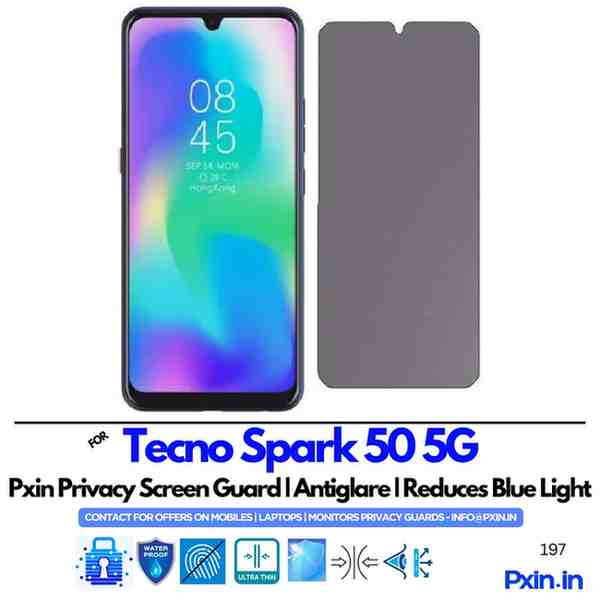 TecnoSpark505GPrivacyScreenGuard TecnoSpark505GPrivacyScreenGuard