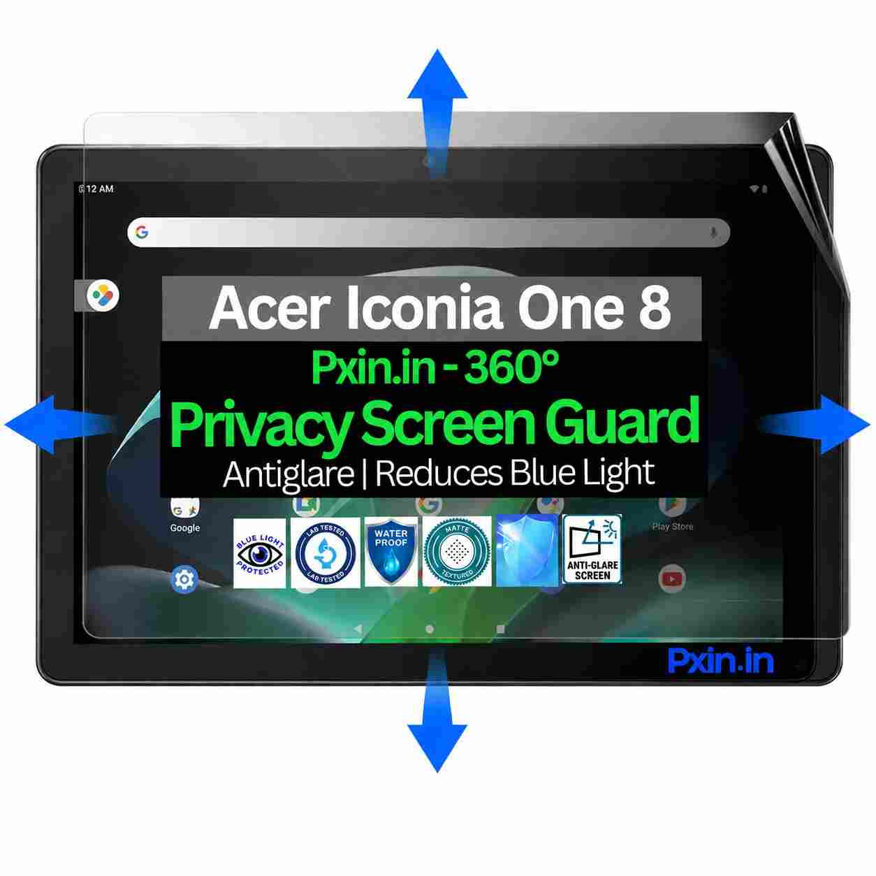 Acer Iconia One 8 privacy screen guard