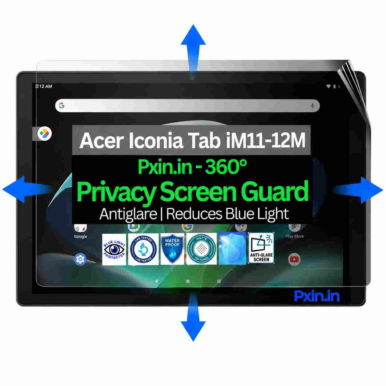 Acer Iconia Tab iM11-12M privacy screen guard