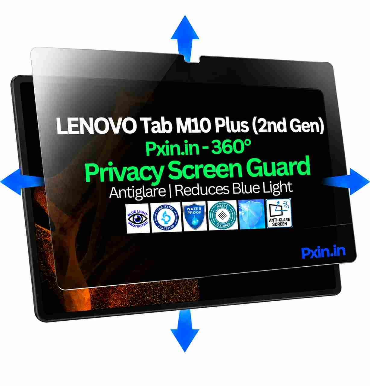 Lenovo Tab M10 Plus 2nd Gen privacy screen guard